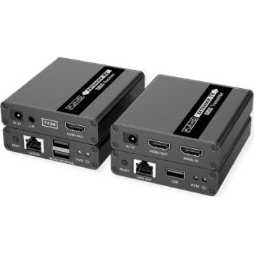 KVM prepínač Value USB HDMI 4K@30Hz, dosah až 40m