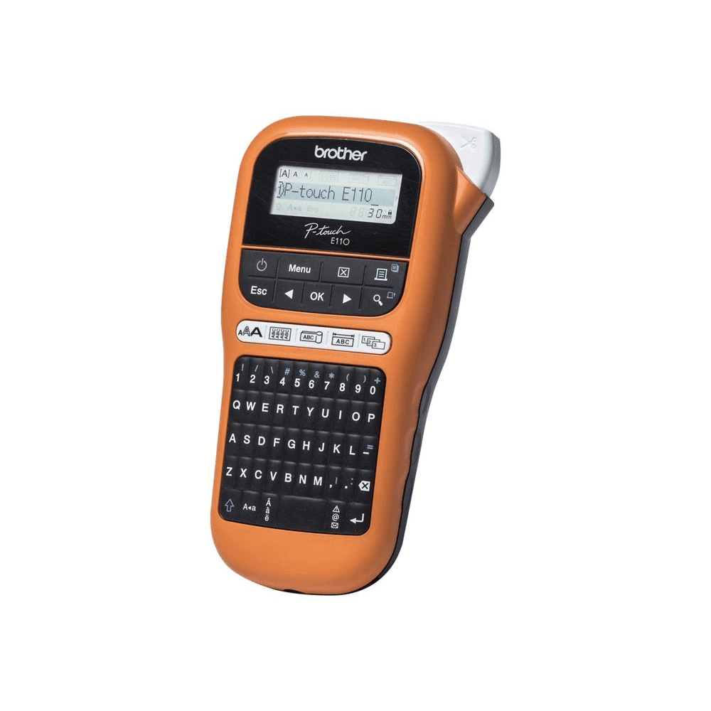 Brother PT-E110 tlačiareň na štítky Tepelný prenos 180 x 180 DPI 20 mm/s HGe/TZe QWERTY