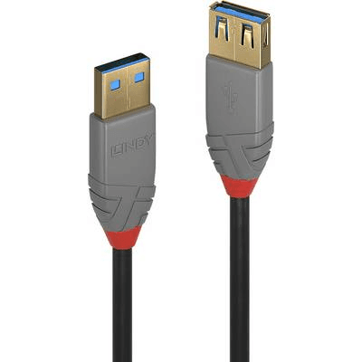 Lindy 36761 USB kábel 1 m USB 3.2 Gen 1 (3.1 Gen 1) USB A Čierna