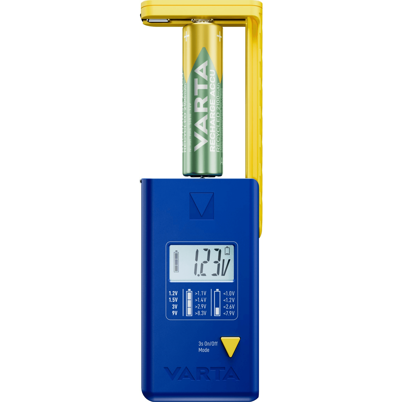 Tester, merač batérií Varta s LCD displejom