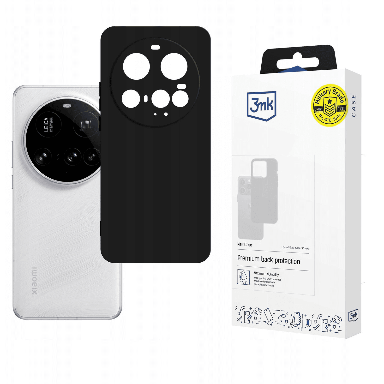OBAL KRYT KRYT 3MK MATNÝ PUZDRO PRE XIAOMI 15 ULTRA ČIERNA