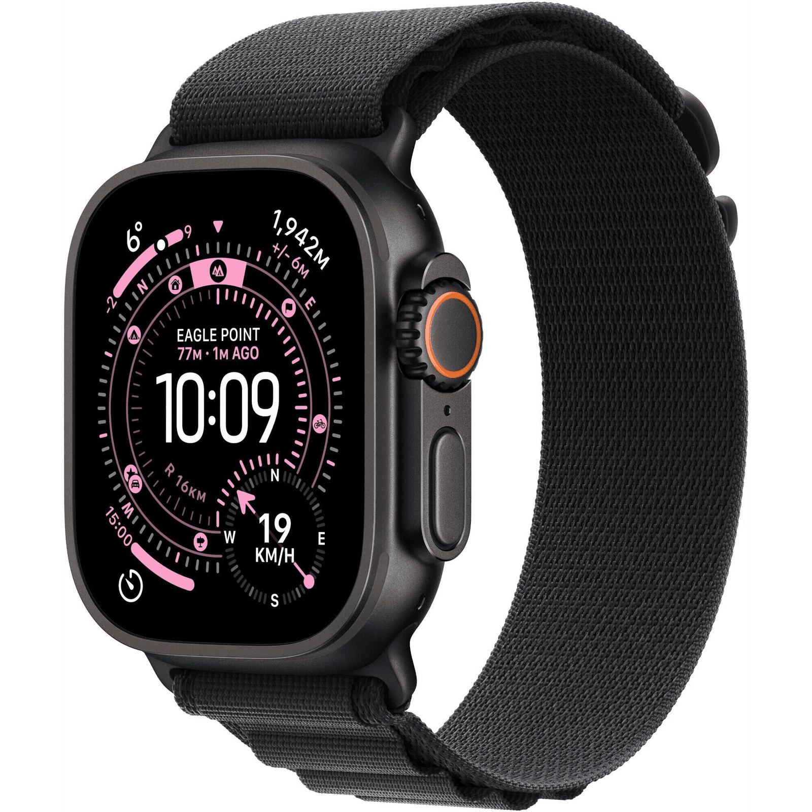 Smart hodinky Apple Watch Ultra 3 GPS + Cellular 49 mm Čierny titán