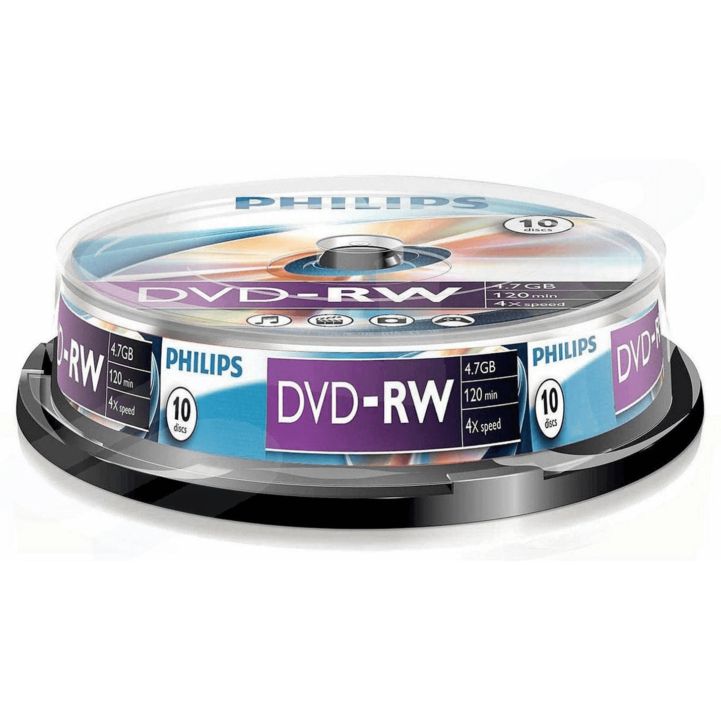Philips DN4S4B10F/00 prázdne DVD 4,7 GB DVD-RW 10 kusov