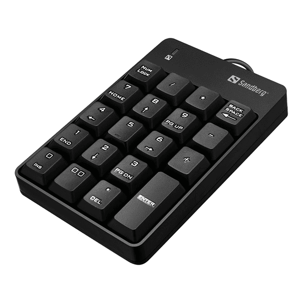 Sandberg 630-07 numerická klávesnica Laptop/PC Čierna