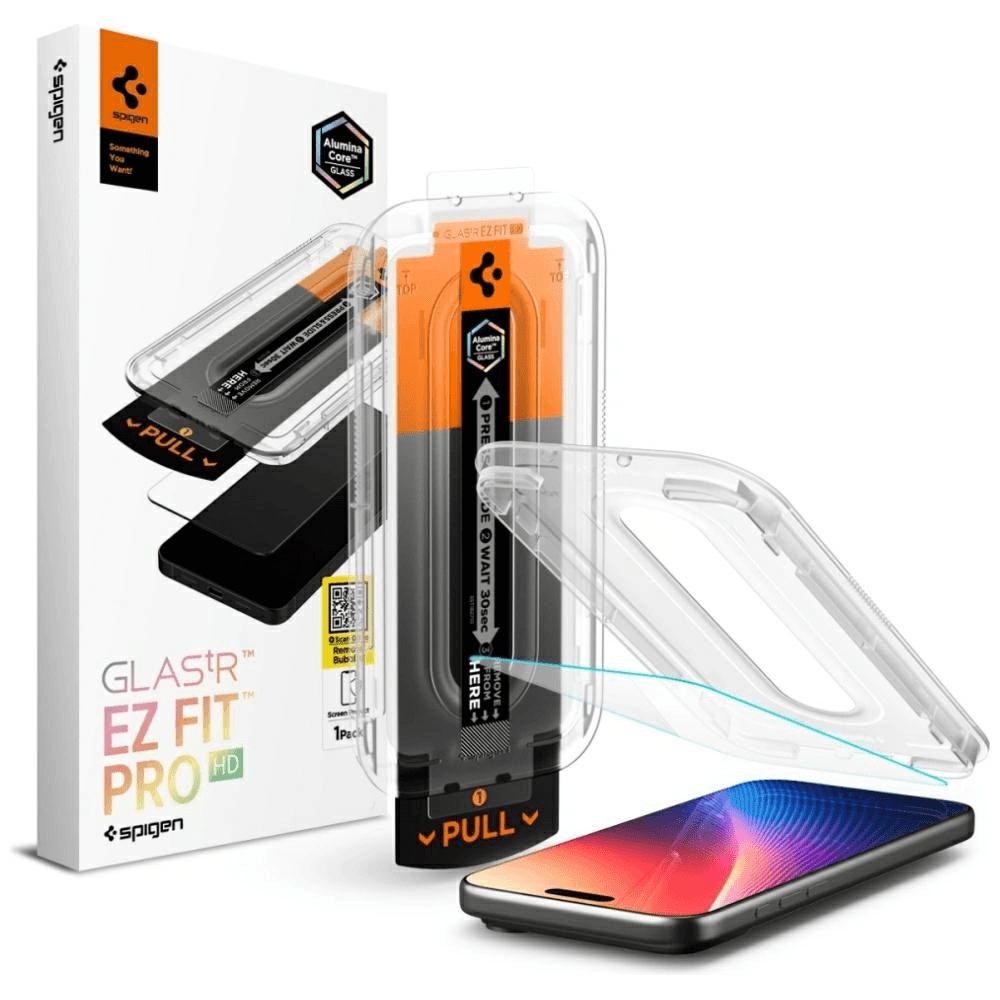 Tvrdené sklo pre iPhone 17 Pro Max, Spigen EZ Fit Pro (AC), s aplikátorom