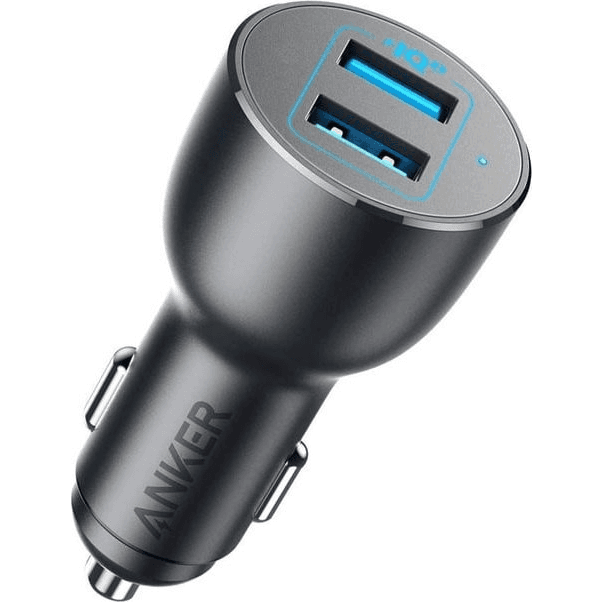Anker PowerDrive III Univerzálne Čierna Zapaľovač Rýchle nabíjanie Auto