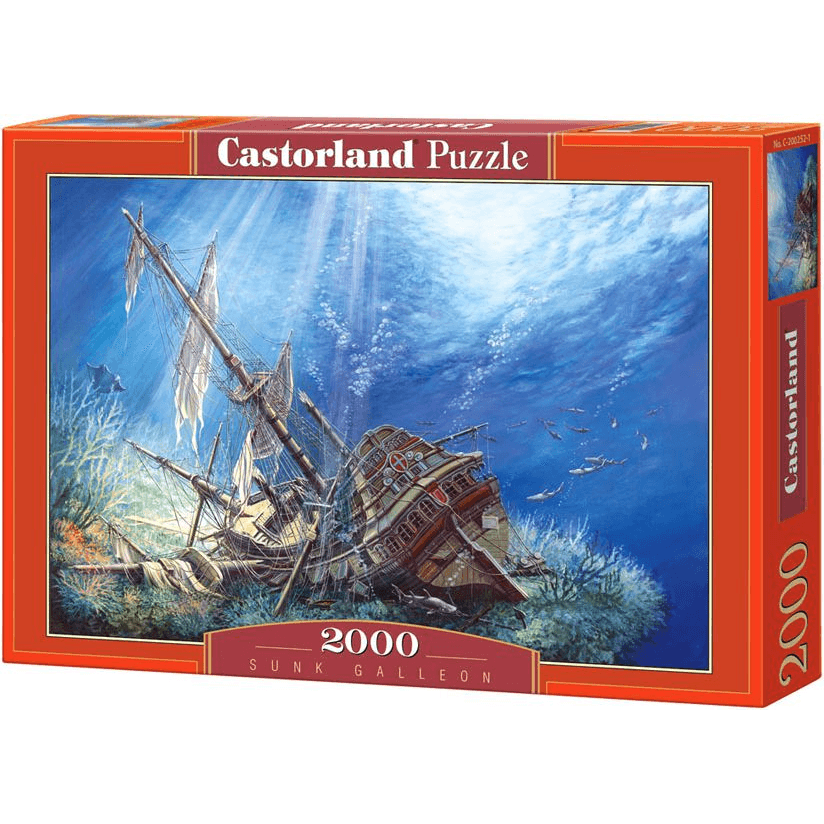 Castorland Sunk Galleon 2000 pcs Puzzle 2000 kusov Lode