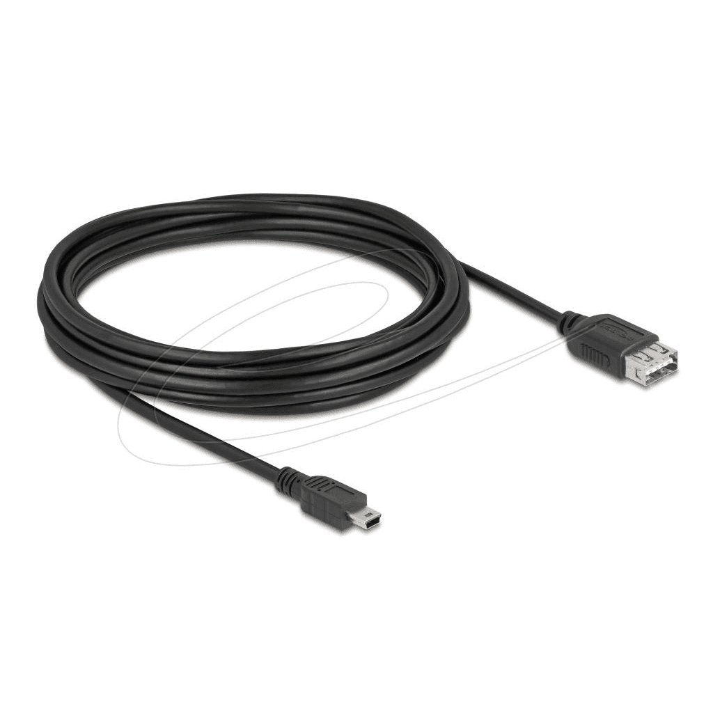 USB 2.0 kábel USB Typ Mini-B samec na USB Typ A samica EASY 5m Delock 81527
