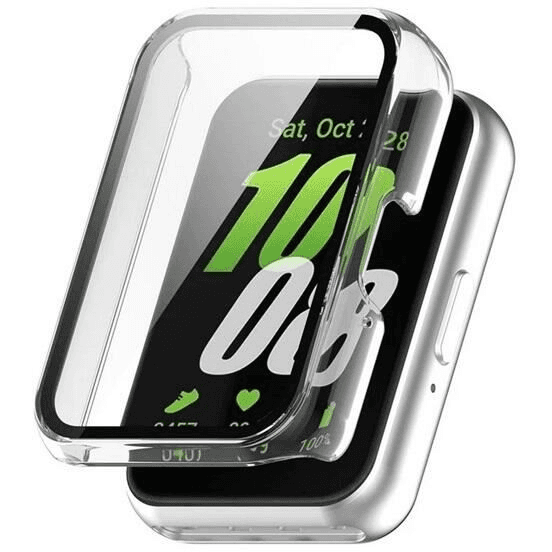 Samsung Galaxy Fit3 SM-R390, Plastový ochranný rám, s ochranným sklom na