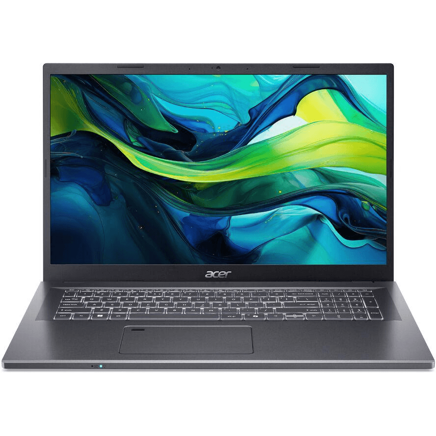 Acer Aspire A17-51M-79VS Intel Core 7 150U Laptop 43,9 cm (17.3") Full HD 16 GB LPDDR5-SDRAM 1 TB SSD Wi-Fi 6E (802.11ax) Windows 11 Pro Šedá