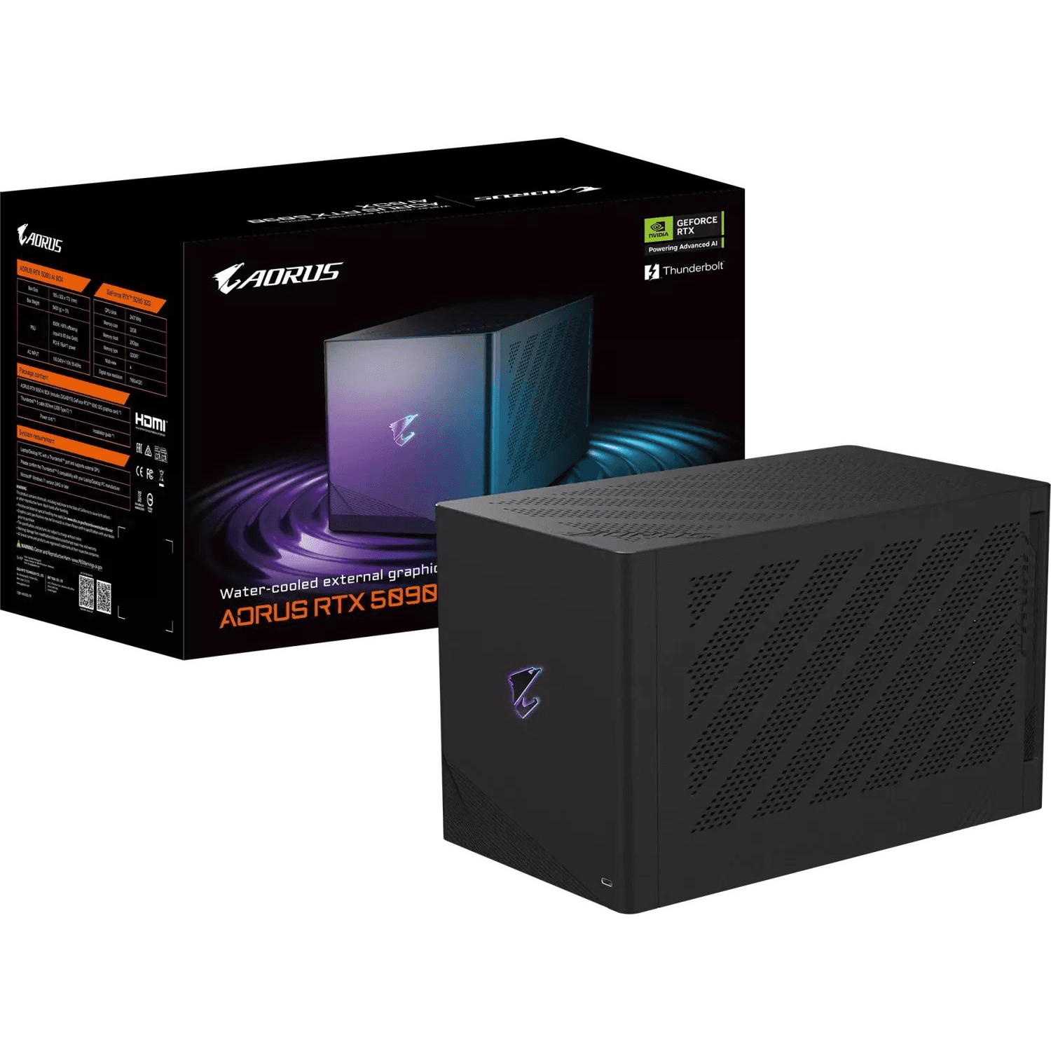 GIGABYTE AORUS RTX 5090 AI BOX GeForce RTX 5090 Čierna