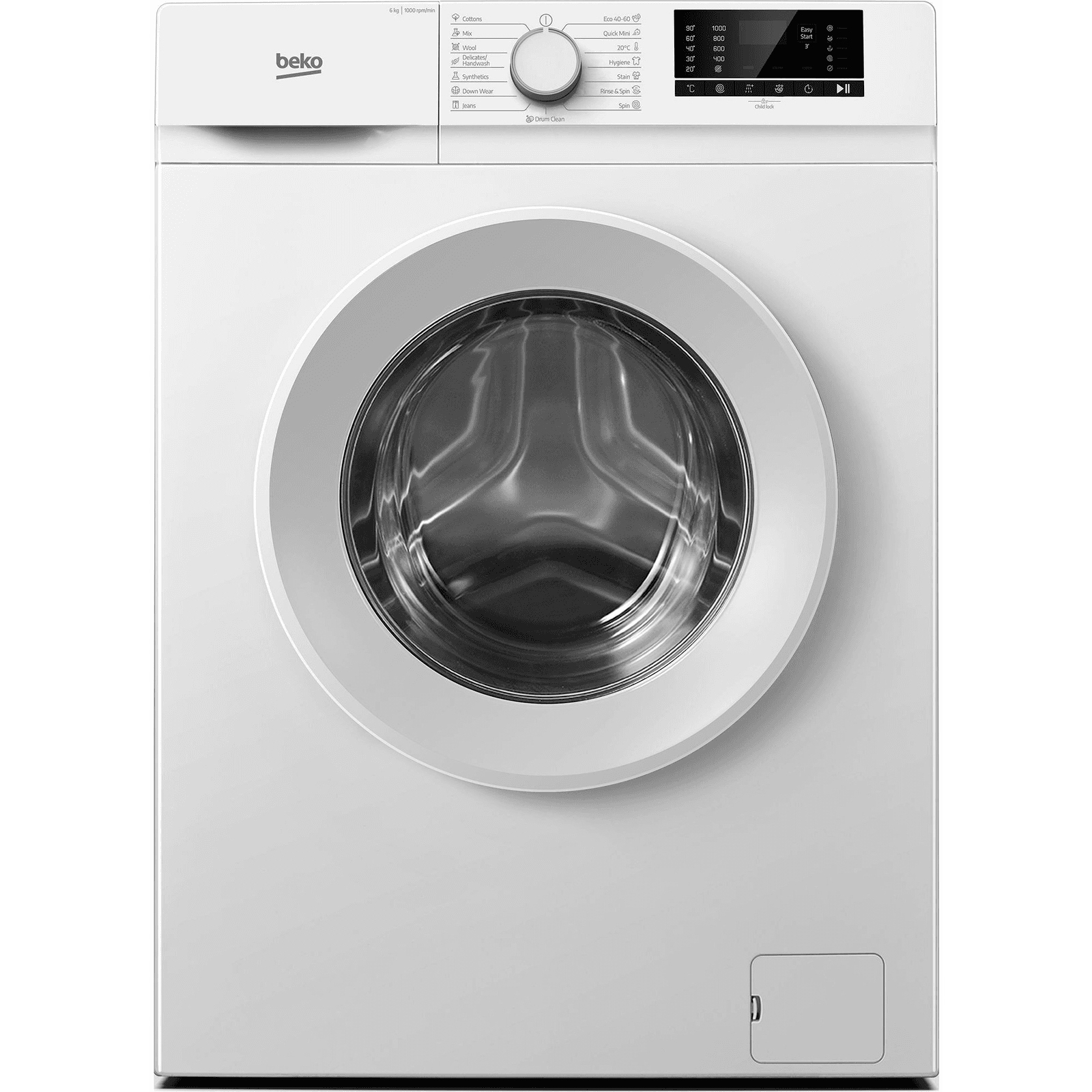 Práčka Beko B1WFK2604WEE 6 kg OptiSense StainExpert Slim, 60 cm