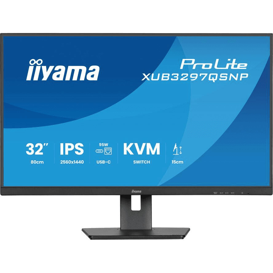 iiyama ProLite XUB3297QSNP-B1 LCD monitor 81,3 cm (32") 2560 x 1440 px 4K Ultra HD LED Čierna