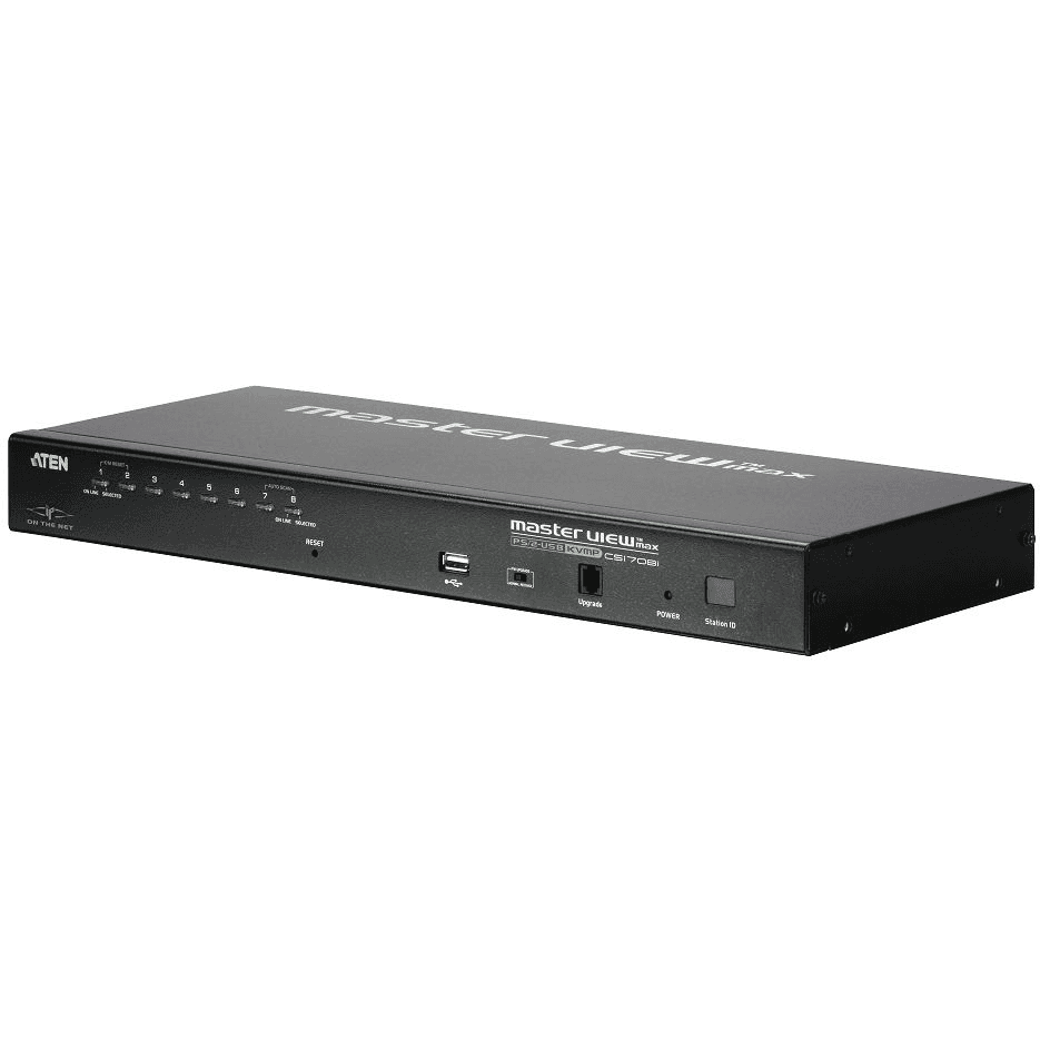 ATEN CS1708I-AT-G KVM prepínač Inštalácia do Racku Čierna