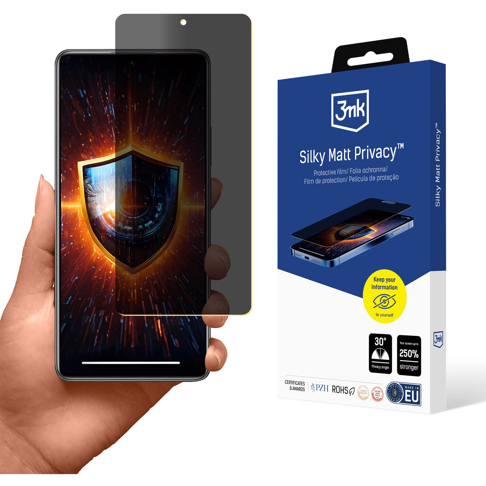 Ochranná fólia pre Xiaomi 11T/11T Pro - 3mk Silky Matt Privacy