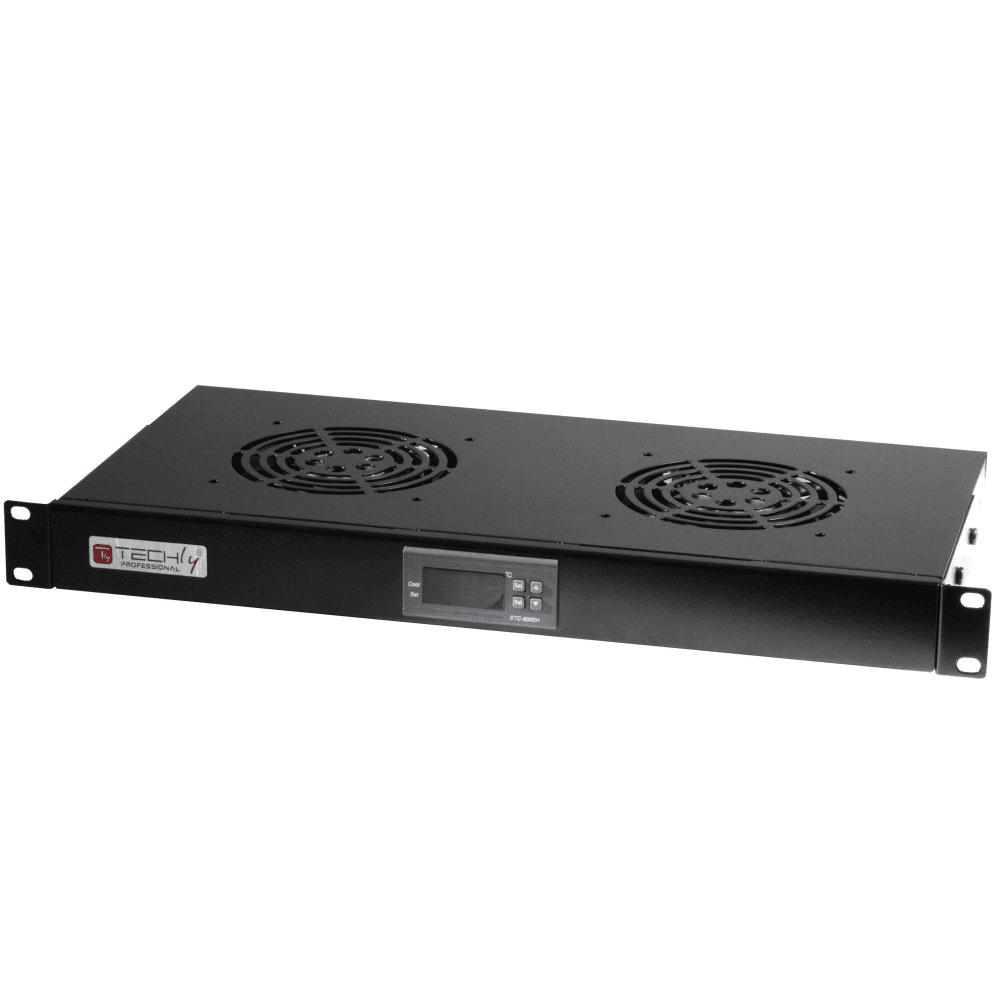 Techly I-CASE FAN-TC2B príslušenstvo k rackom Ventilátor