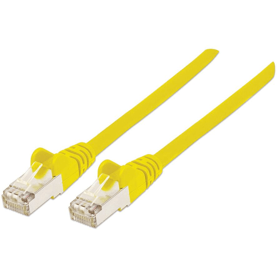 Intellinet 350488 sieťový kábel Žltá 1,5 m Cat6a S/FTP (S-STP)