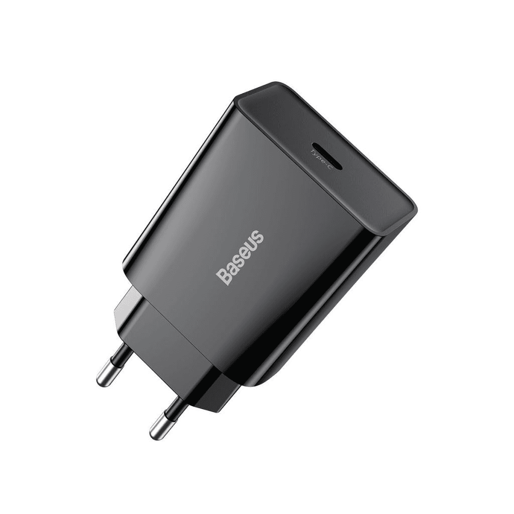 BASEUS RÝCHLA NABÍJAČKA SIEŤOVÝ ADAPTÉR USB-C TYPE-C 20W PD QC 3.0