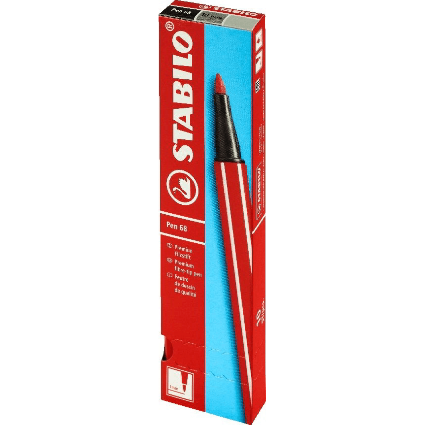 STABILO Pen 68 značkovač Oranžová 1 kusov