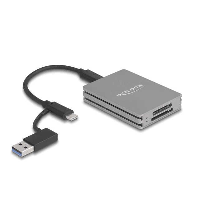 Čítačka kariet USB Typu C pre pamäťové karty SD a CFexpress typu A Delock