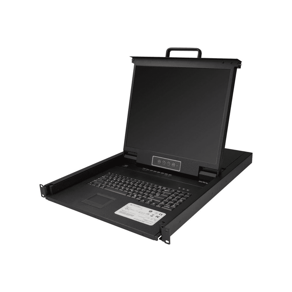 StarTech.com RKCONS1908K racková konzola 48,3 cm (19") 1280 x 1024 px Oceľ Čierna 1U