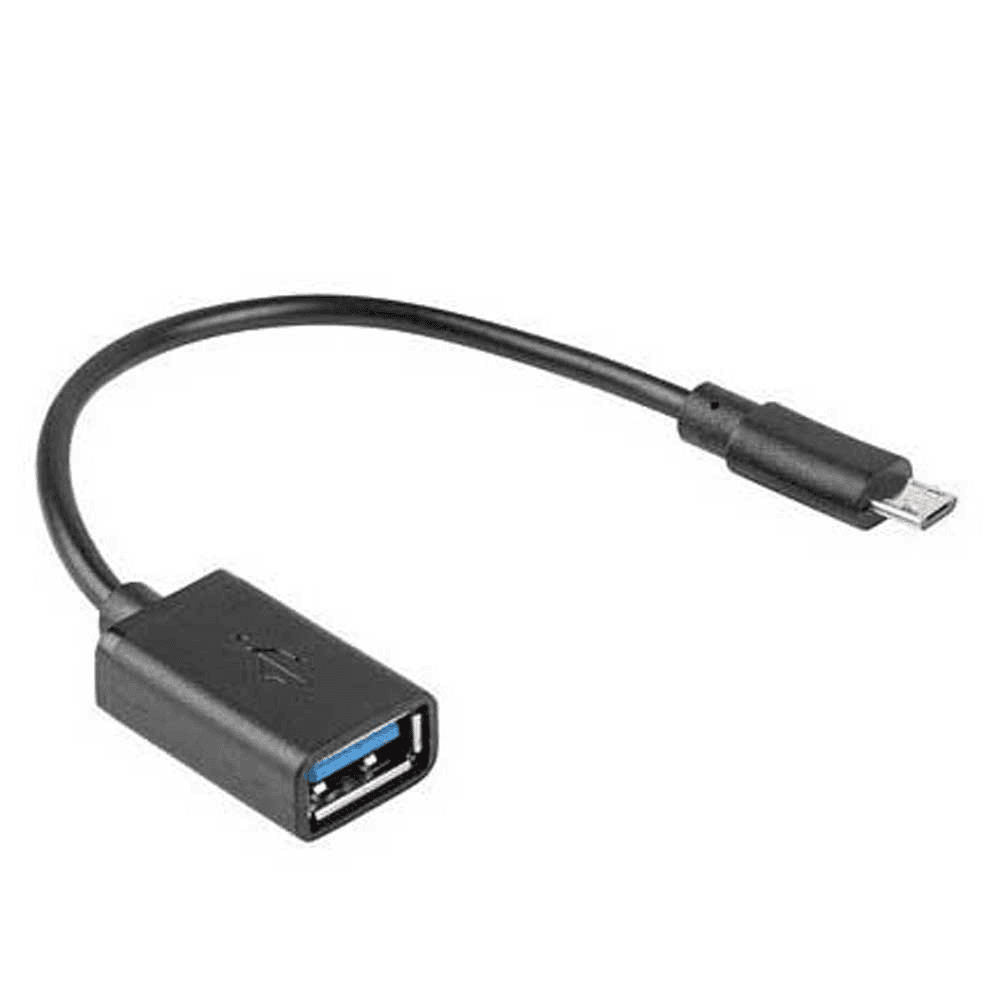 Predlžovací kábel micro USB - USB Lanberg AD-OTG-UM-01 0,15m