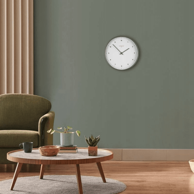 Nástenné hodiny 25 cm KIENZLE CLASSIC, biele