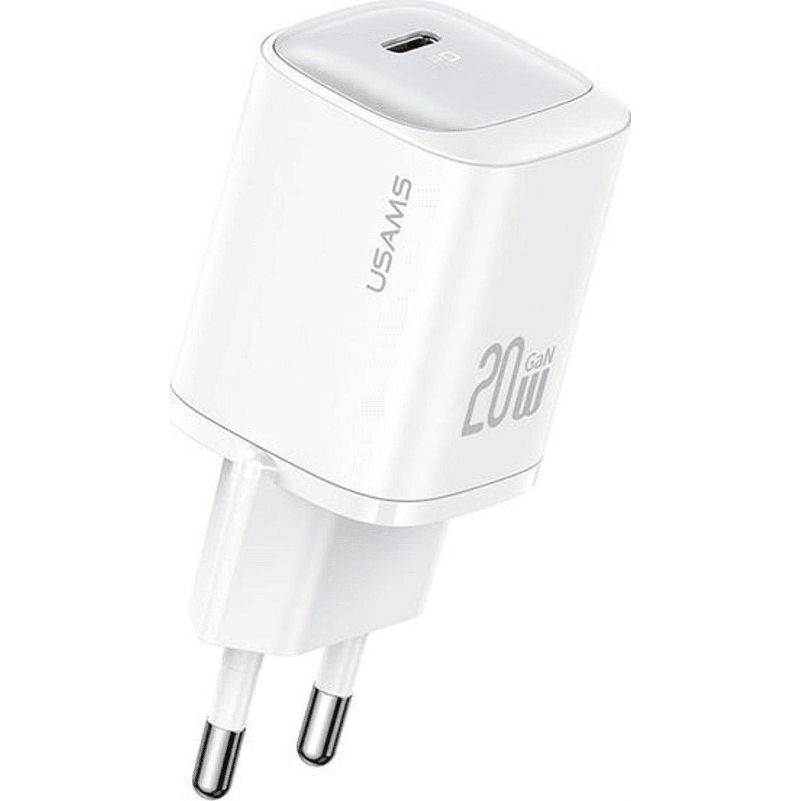 USAMS Nabíjacia sieť CC248 20W GaN USB-C Fast Charging HC biela