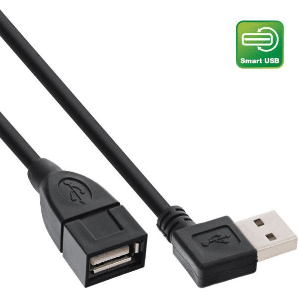 InLine 34602R USB kábel USB 2.0 0,2 m USB A Čierna