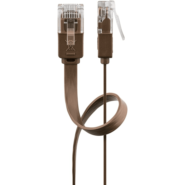 Patchcord U/UTP 6 Goobay RJ45 / RJ45 7 m hnedá