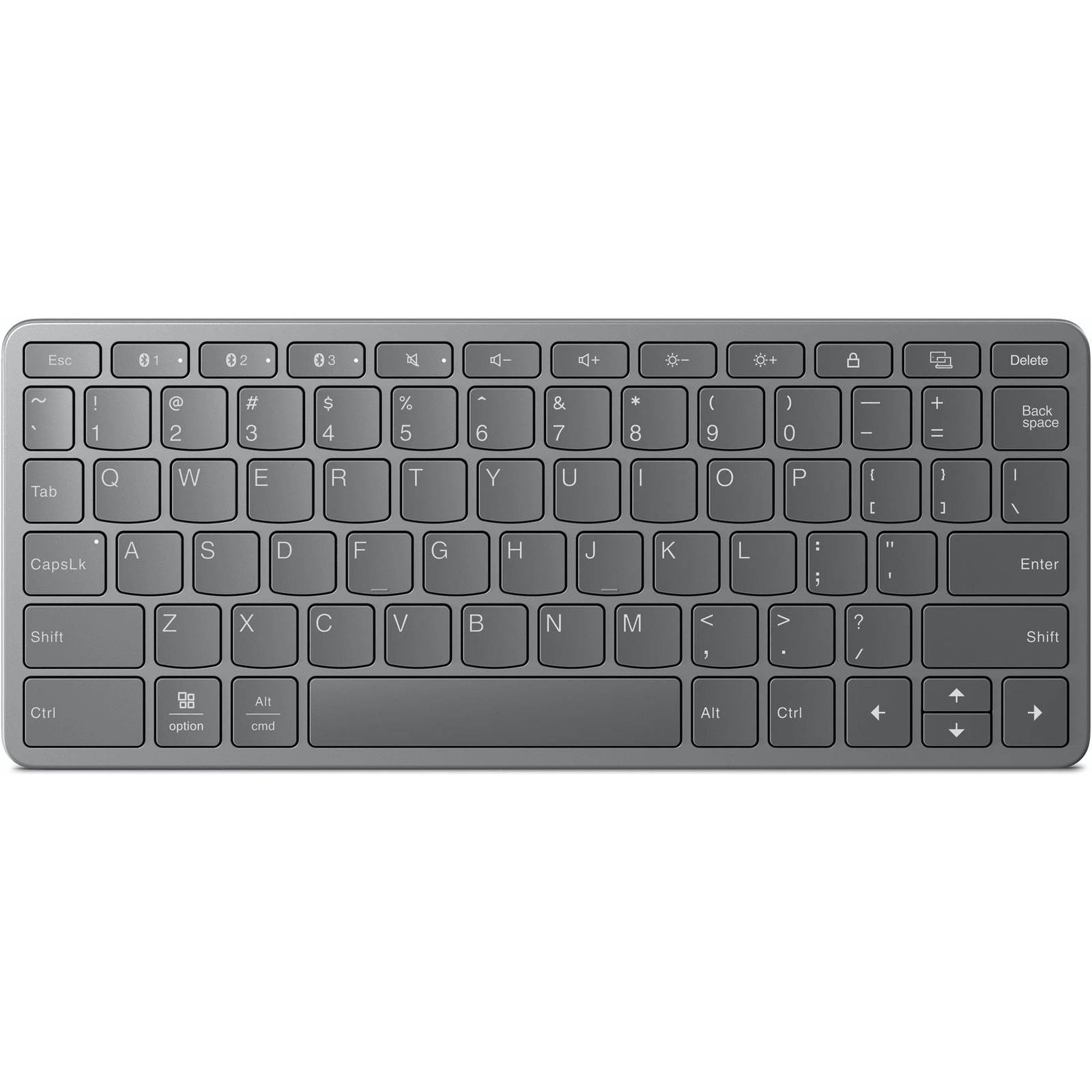 Lenovo Multi-Device Wireless Keyboard USB Typ-C Šedá