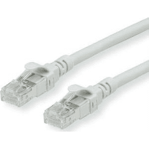 Patch kábel Roline U/UTP Cat 6a RJ45 / RJ45 15 m sivý