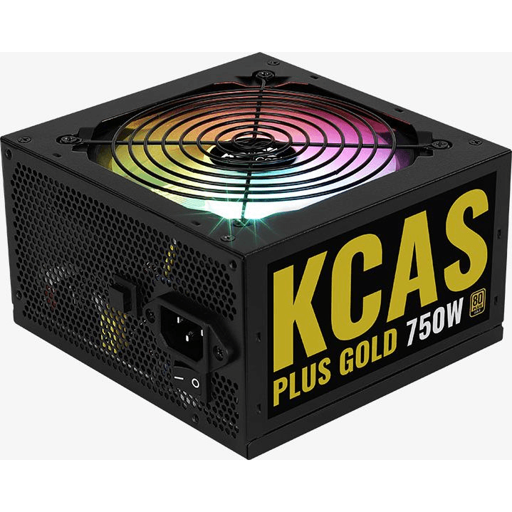 Aerocool KCAS PLUS GOLD 750W zdroj 20+4 pin ATX Čierna