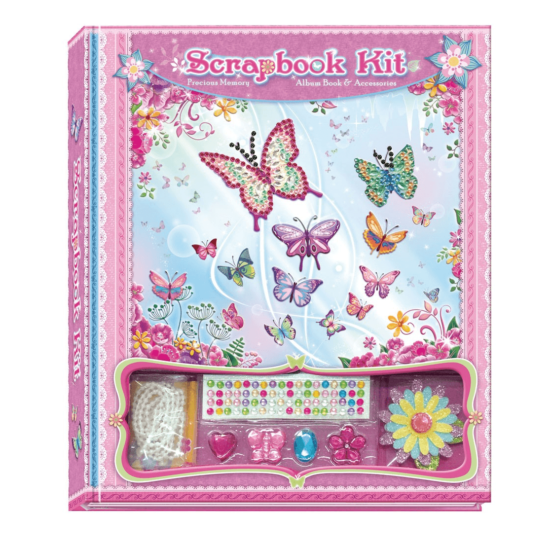 SCRAPBOOK Kreatívny album - Motýliky 558BG