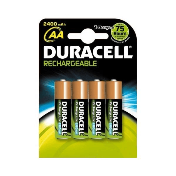 Duracell HR6 AA 4-pack Nabíjateľná batéria Nikel-Metal Hydrid (nimh)