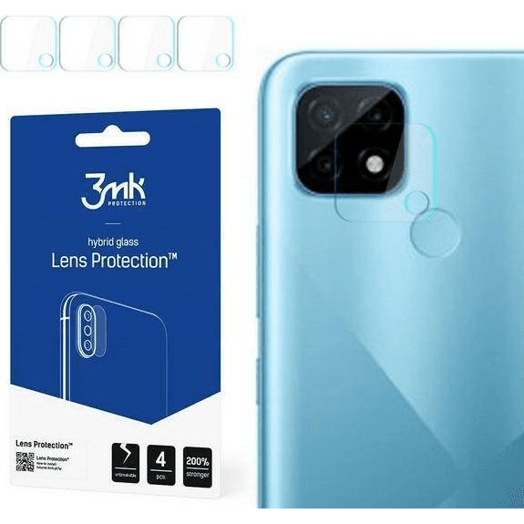 Hybridné sklo 3MK pre realme C21, 4 ks