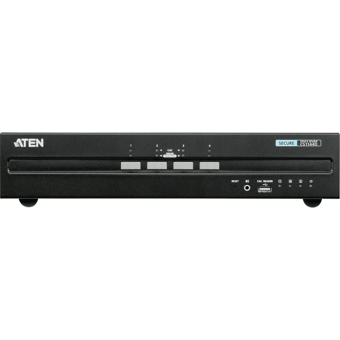 ATEN CS1144D KVM prepínač Čierna