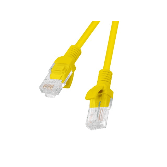 Patchcord Lanberg UTP kat.5e 1,5 m žltý 10-Pack
