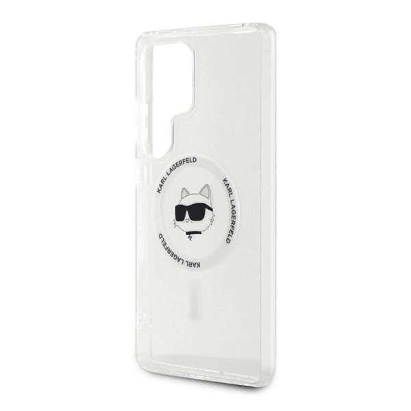 Kryt Karl Lagerfeld pre Samsung Galaxy S25 Ultra biely