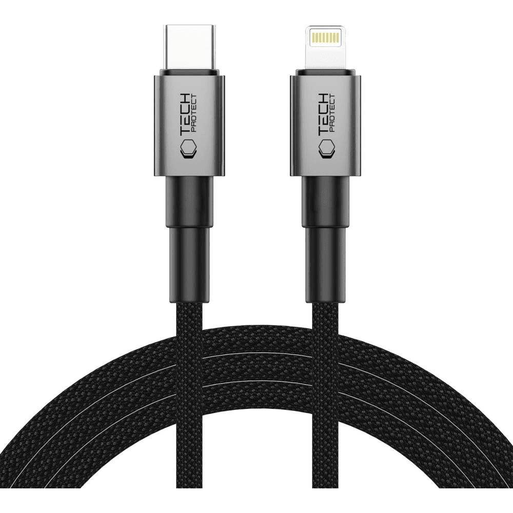 Kábel Tech-protect USB - Apple 30-pin 2 m sivý