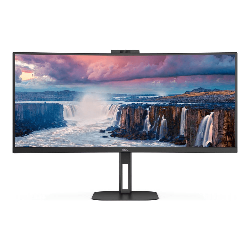 AOC V5 CU34V5CW LED display 86,4 cm (34") 3440 x 1440 px Wide Quad HD Čierna