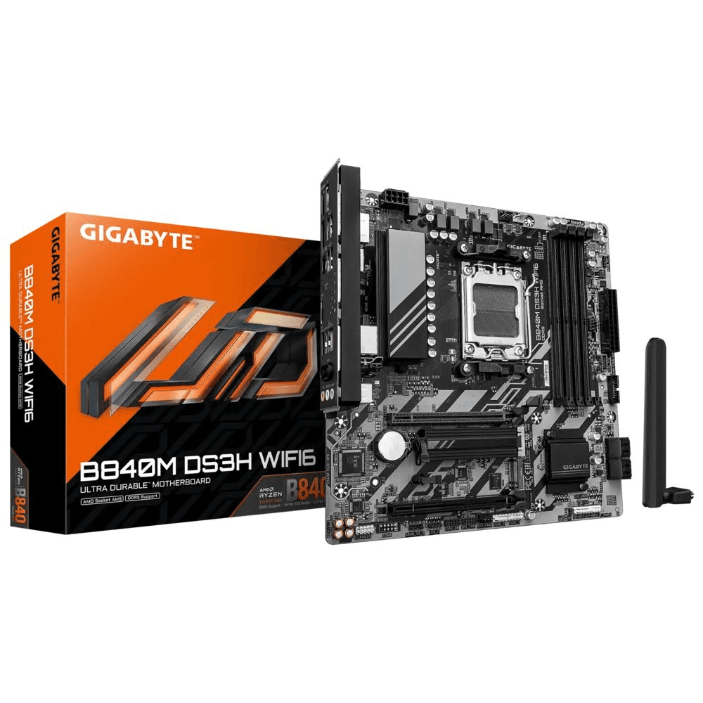 GIGABYTE B840M DS3H WIFI6 AMD B840 Pätica AM5 micro ATX