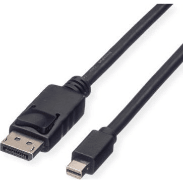 ROLINE-GREEN DisplayPort kábel, DP(M) - miniDP(M), TPE, čierny, 2m