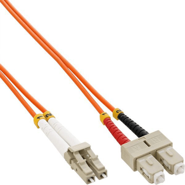 InLine 4043718048779 InfiniBand a kábel z optických vlákien 5 m LC SC Oranžová