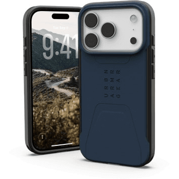 Kryt Urban Armor Gear Civilian pre Apple iPhone 17 Pro modré