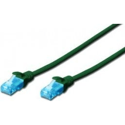 Patch kábel Digitus U/UTP 5e RJ45 / RJ45 1 m zelený