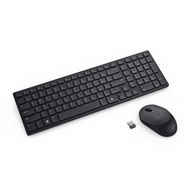 DELL KM555 klávesnica Obsahuje myš Univerzálne RF Wireless + Bluetooth QWERTZ Maďarský Čierna