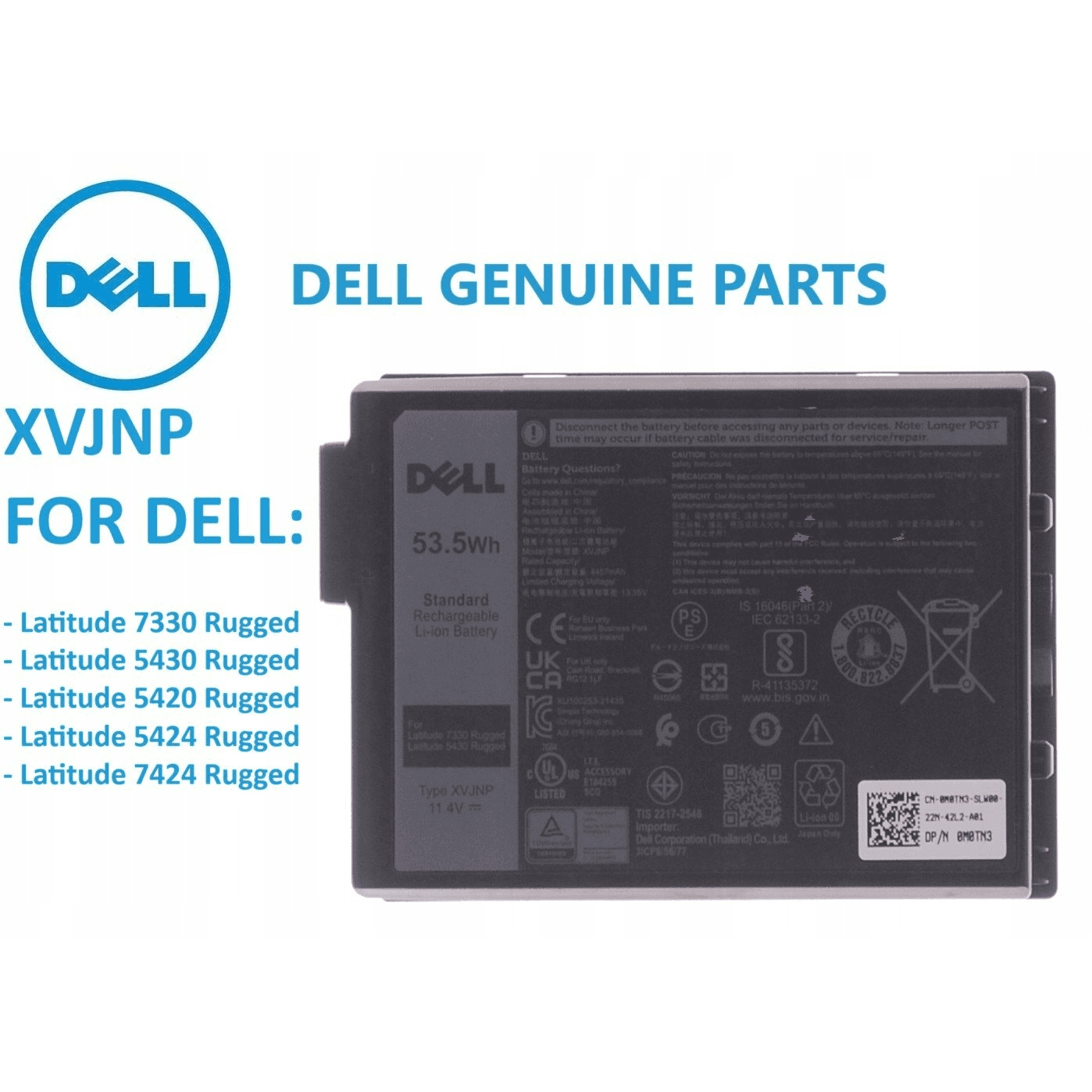 Batéria pre notebooky Dell originálna lítium-iónová 4457 mAh Dell