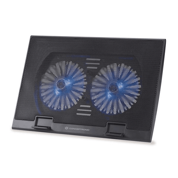 Conceptronic THANA02B chladiaca podložka pod laptop 43,2 cm (17") Čierna