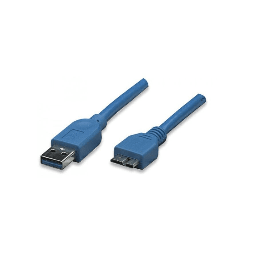 Techly 2.0m USB 3.0 A-Micro B M/M USB kábel 2 m USB 3.2 Gen 1 (3.1 Gen 1) USB A Micro-USB B Modrá